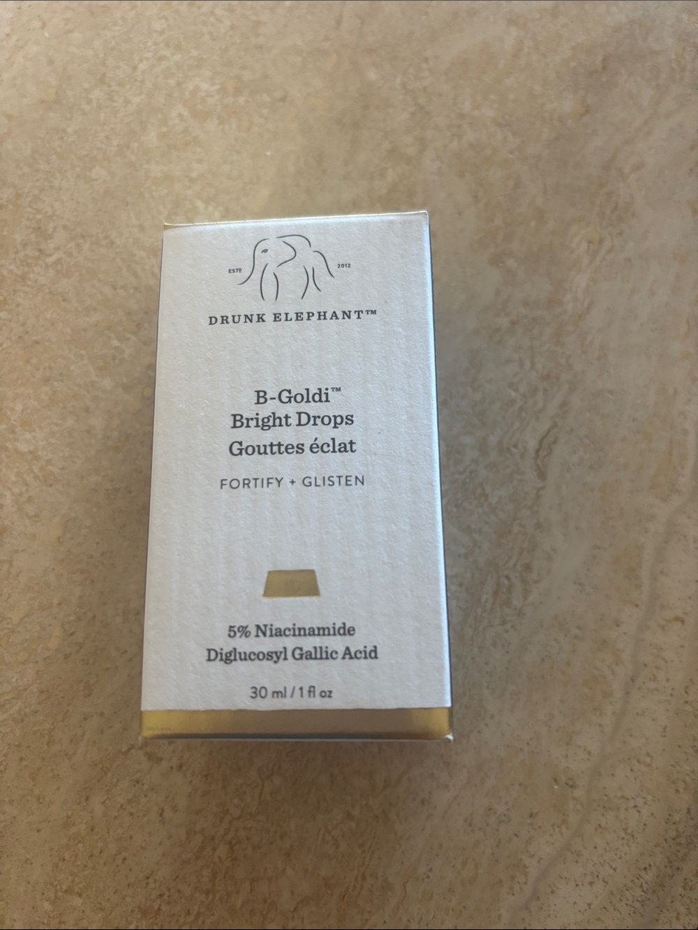 Drunk Elephant White and B-Goldi Bright Drops Serum